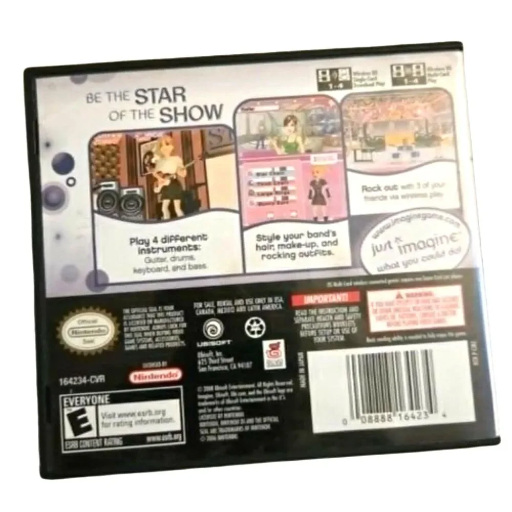 Imagine Rock Star Nintendo DS 3DS CIB w/Manual Tested